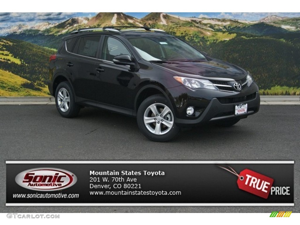 2013 RAV4 XLE AWD - Black / Black photo #1