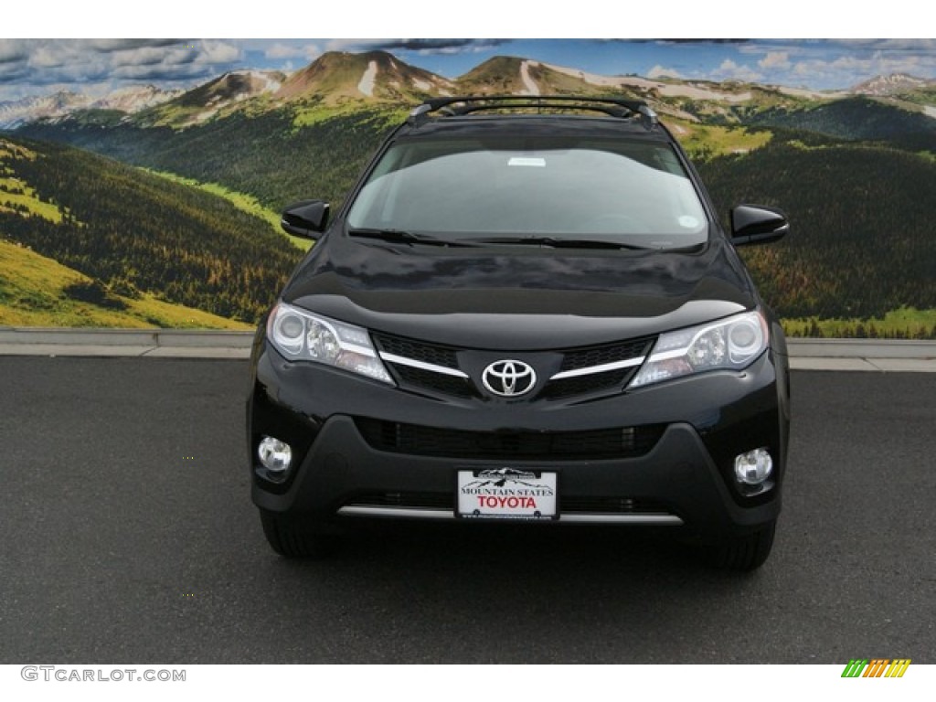 2013 RAV4 XLE AWD - Black / Black photo #2