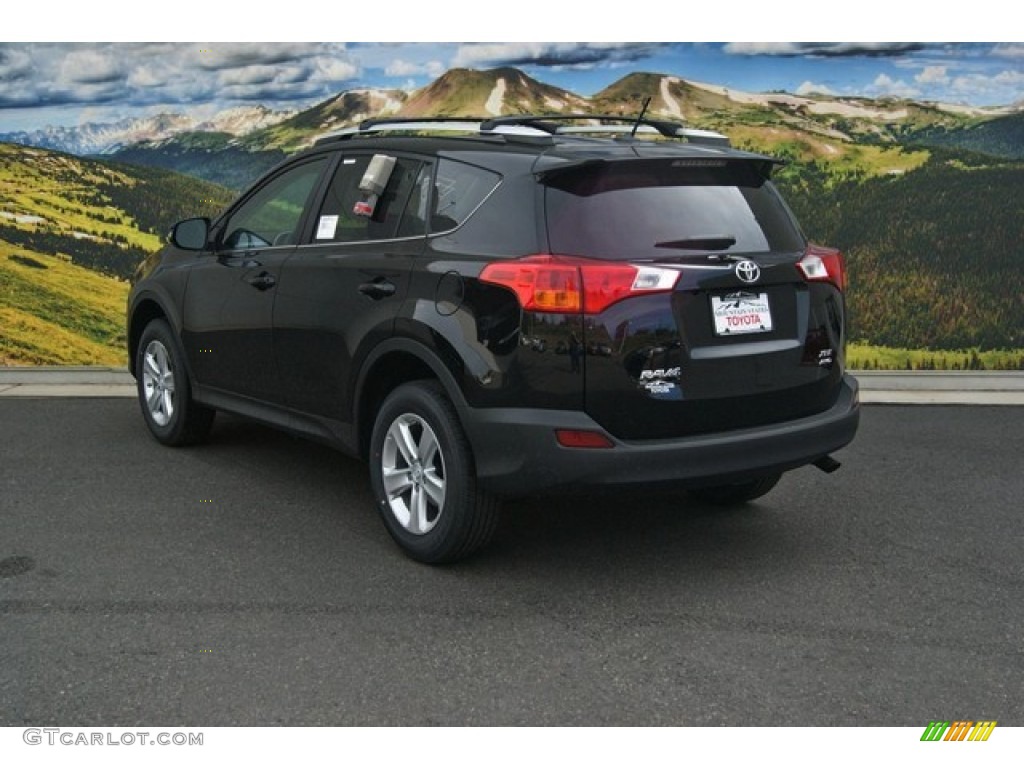 2013 RAV4 XLE AWD - Black / Black photo #3
