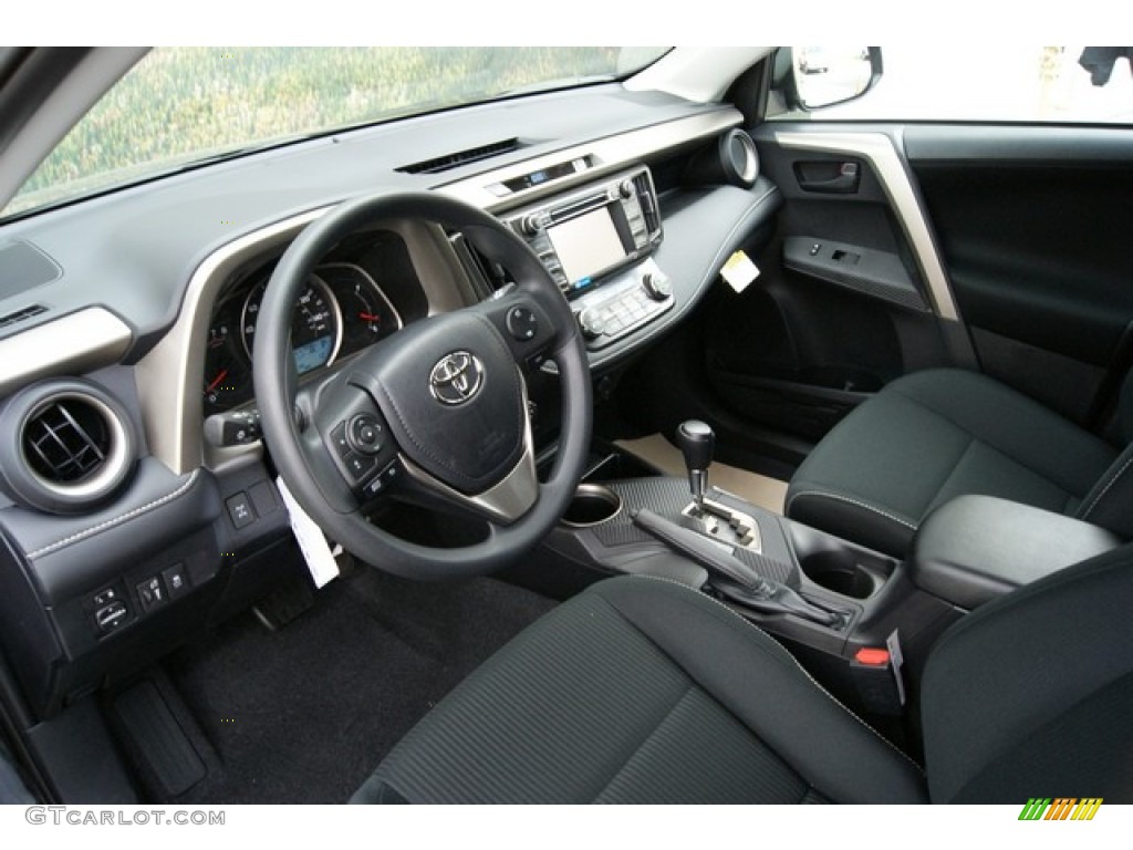 2013 RAV4 XLE AWD - Black / Black photo #5