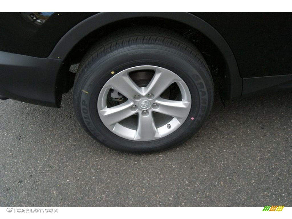 2013 RAV4 XLE AWD - Black / Black photo #9