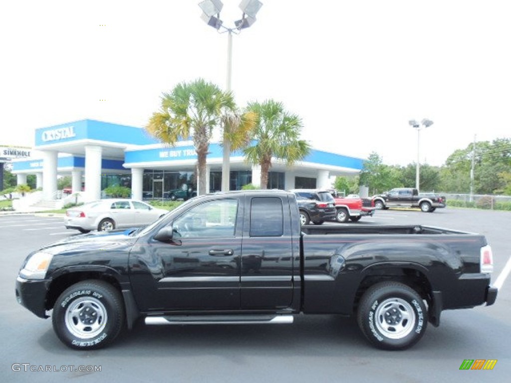 2007 Raider LS Extended Cab - Brilliant Black / Slate photo #2