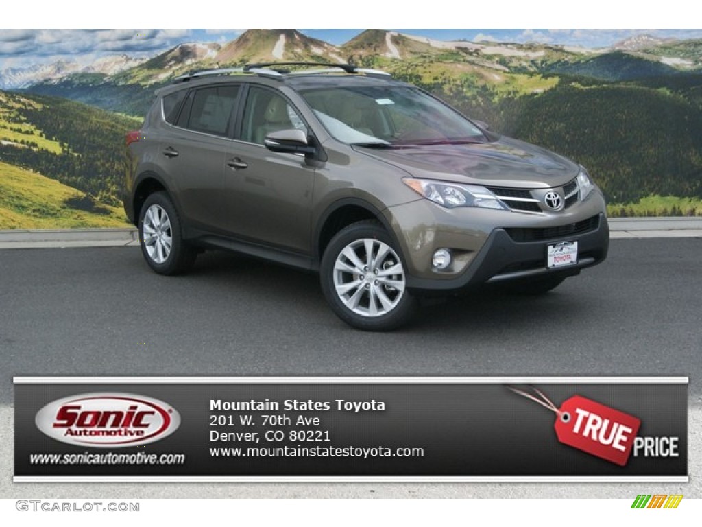 2013 RAV4 Limited AWD - Pyrite Mica / Beige photo #1