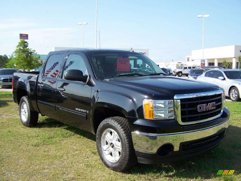 2008 Silverado 2500HD LT Crew Cab 4x4 - Black / Ebony Black photo #1