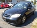 2005 Nighthawk Black Pearl Honda Civic EX Sedan  photo #3