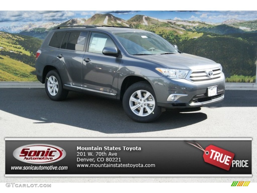 2013 Highlander SE 4WD - Magnetic Gray Metallic / Black photo #1