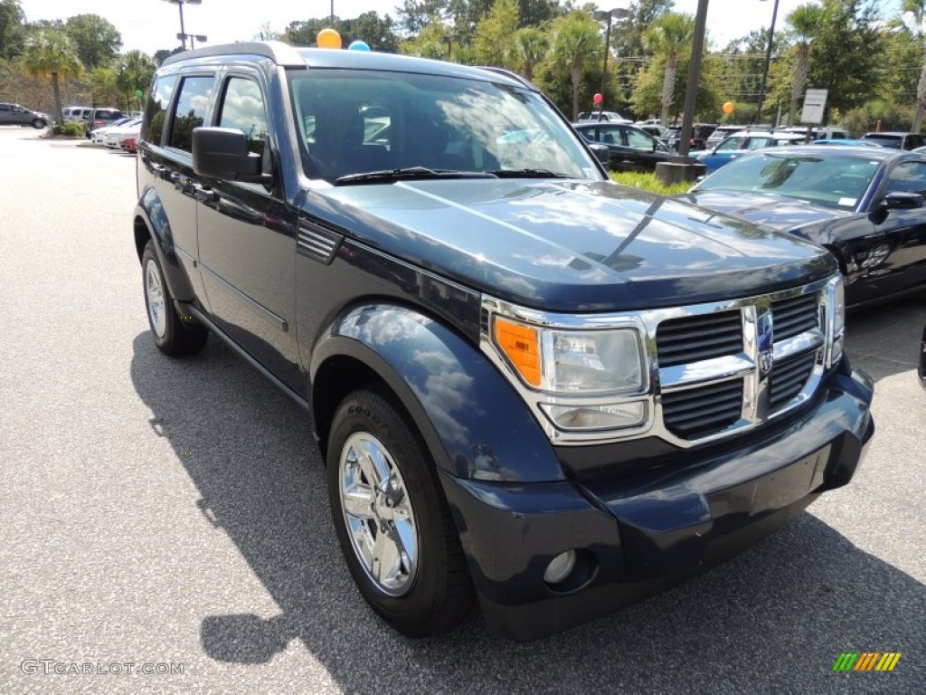 2008 Nitro SLT 4x4 - Modern Blue Pearl / Dark Khaki/Medium Khaki photo #1