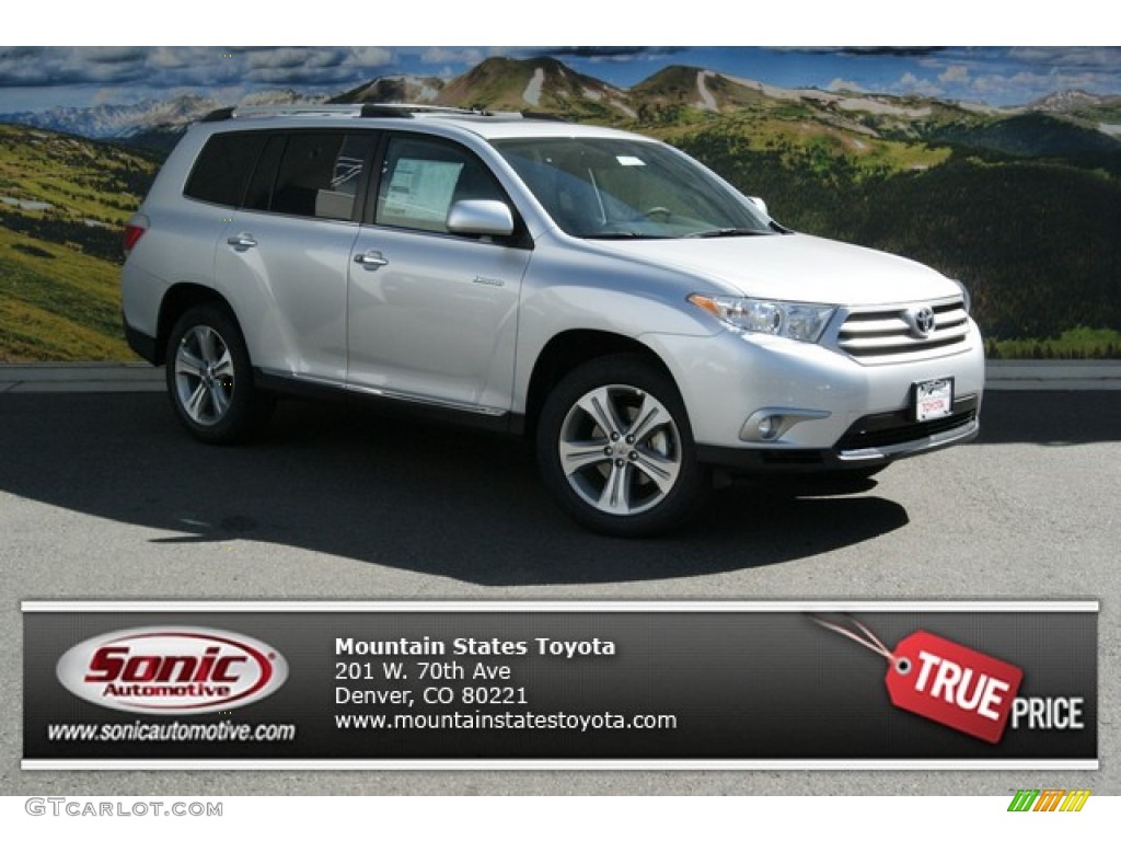 2013 Highlander Limited 4WD - Classic Silver Metallic / Ash photo #1
