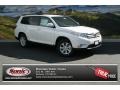 2013 Blizzard White Pearl Toyota Highlander V6 4WD  photo #1