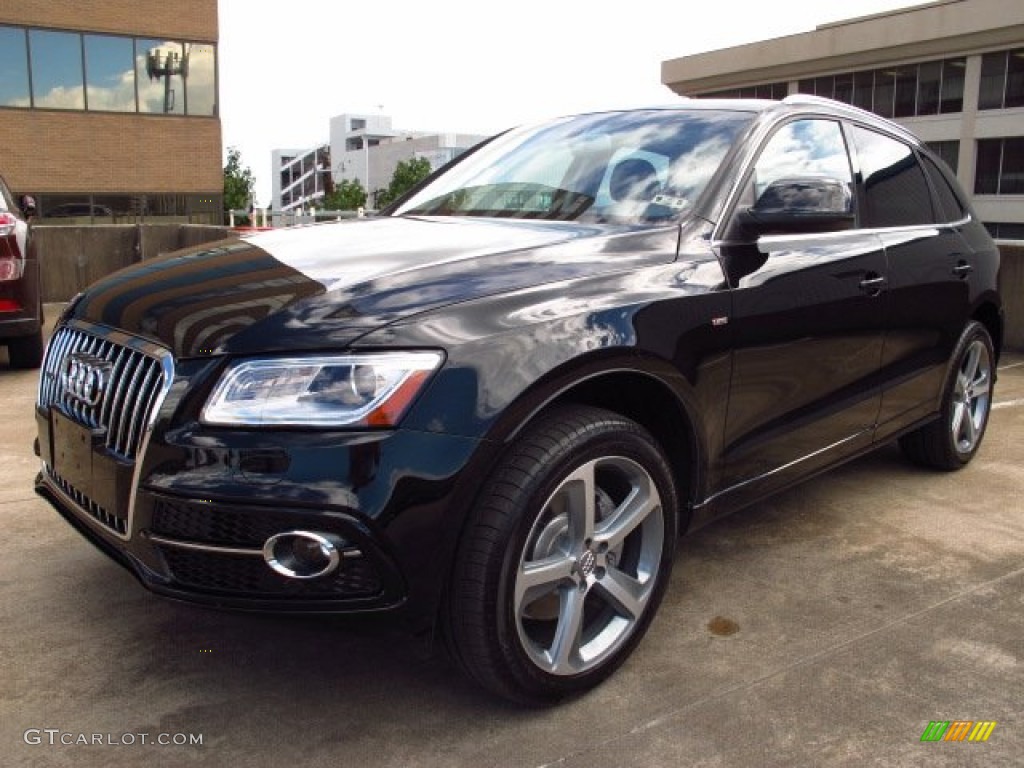 Phantom Black Pearl 2014 Audi Q5 3.0 TFSI quattro Exterior Photo #86332182