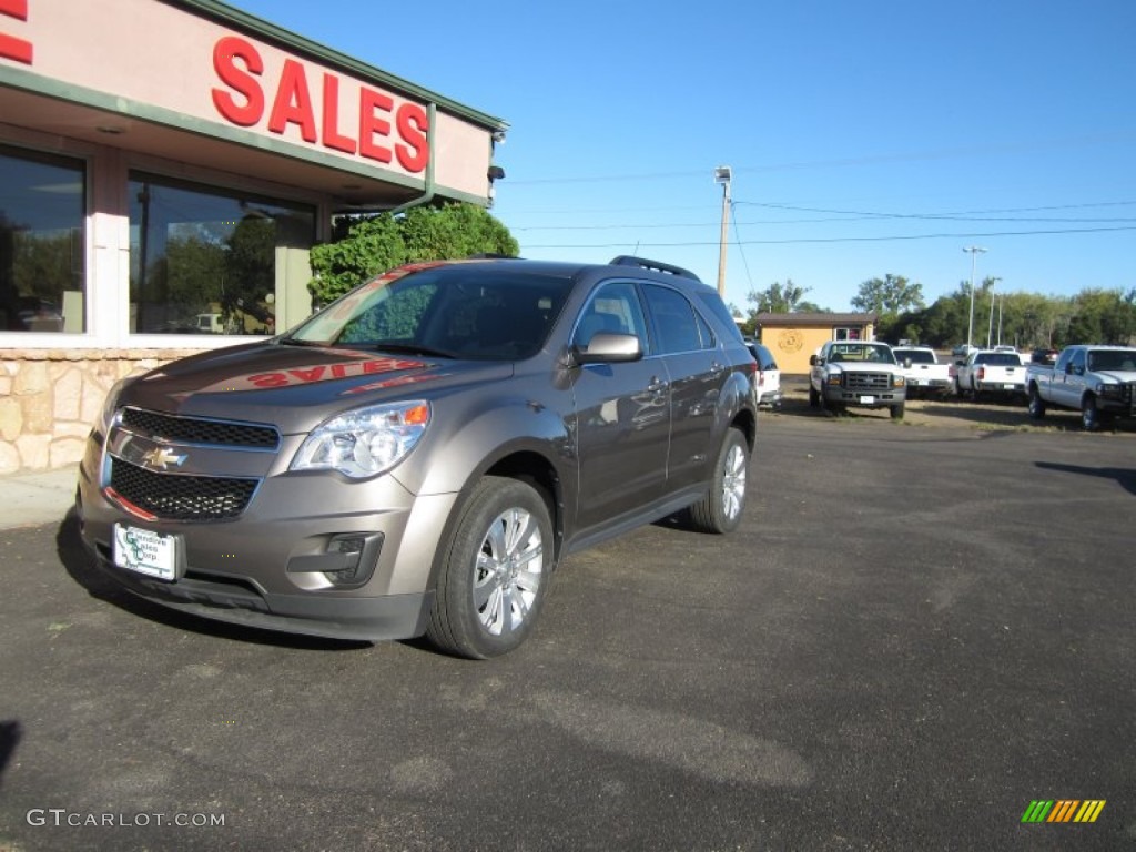 2010 Equinox LT AWD - Cyber Gray Metallic / Jet Black/Light Titanium photo #1