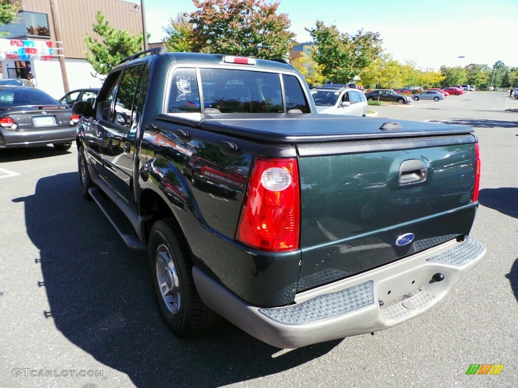 2003 Explorer Sport Trac XLT 4x4 - Aspen Green Metallic / Medium Pebble photo #9