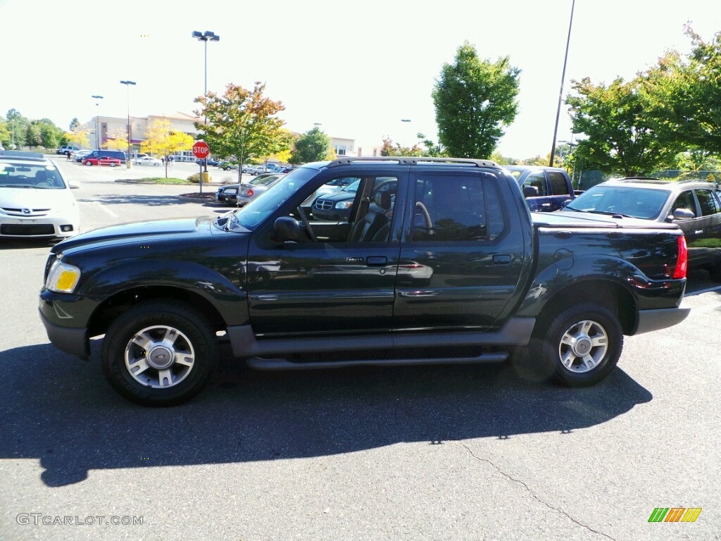2003 Explorer Sport Trac XLT 4x4 - Aspen Green Metallic / Medium Pebble photo #10