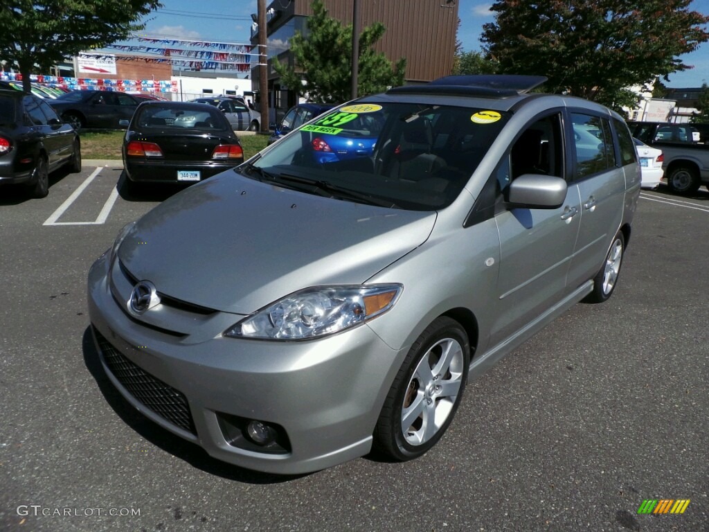 2006 MAZDA5 Sport - Platinum Silver Metallic / Black photo #1