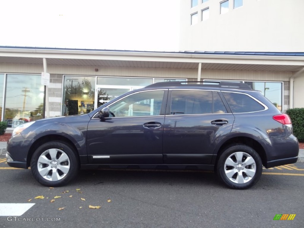 2011 Outback 2.5i Limited Wagon - Graphite Gray Metallic / Off Black photo #2