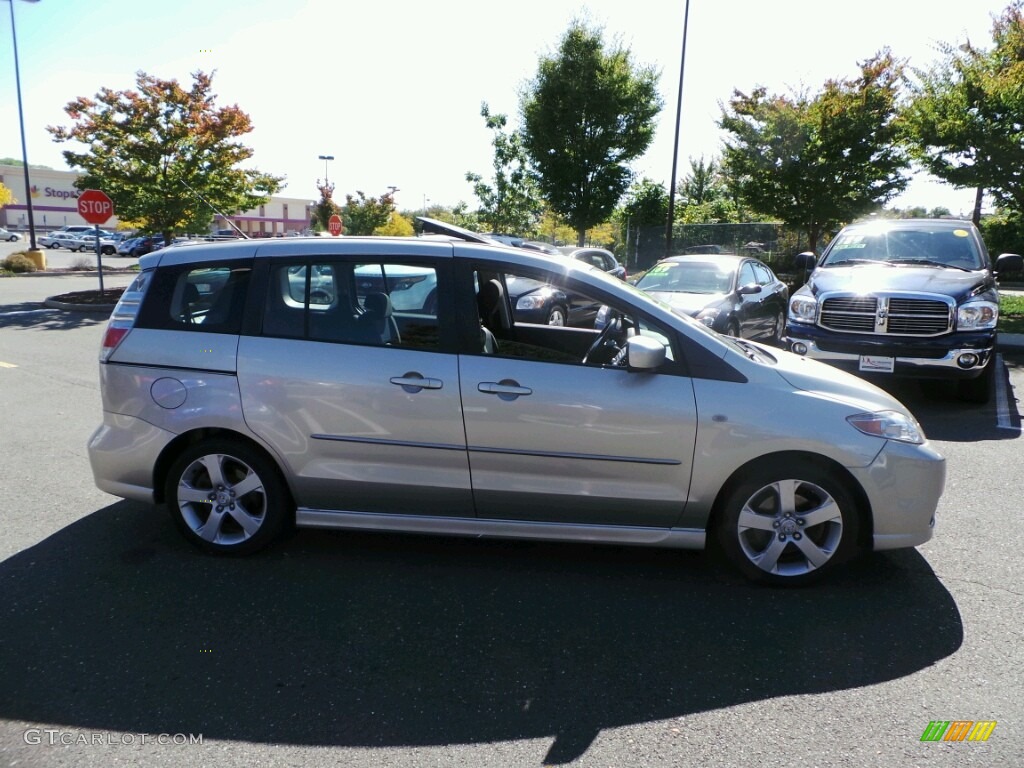 2006 MAZDA5 Sport - Platinum Silver Metallic / Black photo #5