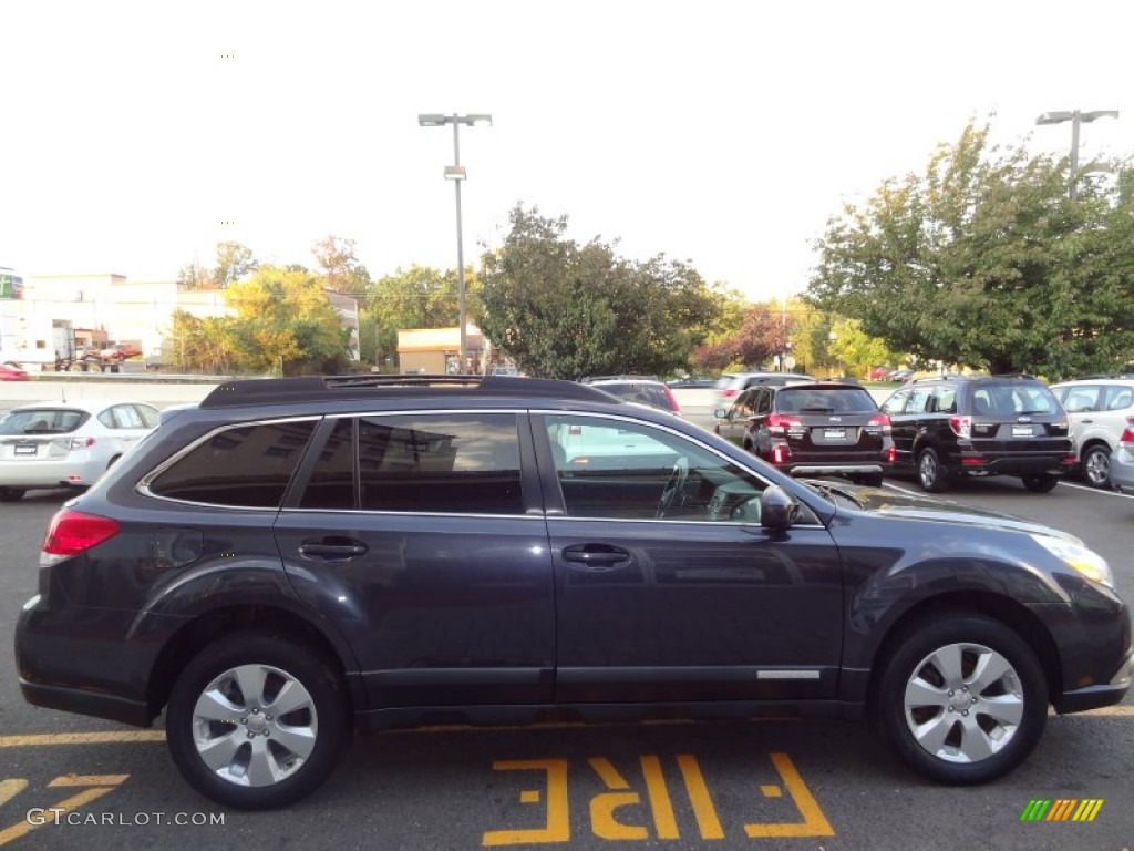 2011 Outback 2.5i Limited Wagon - Graphite Gray Metallic / Off Black photo #7
