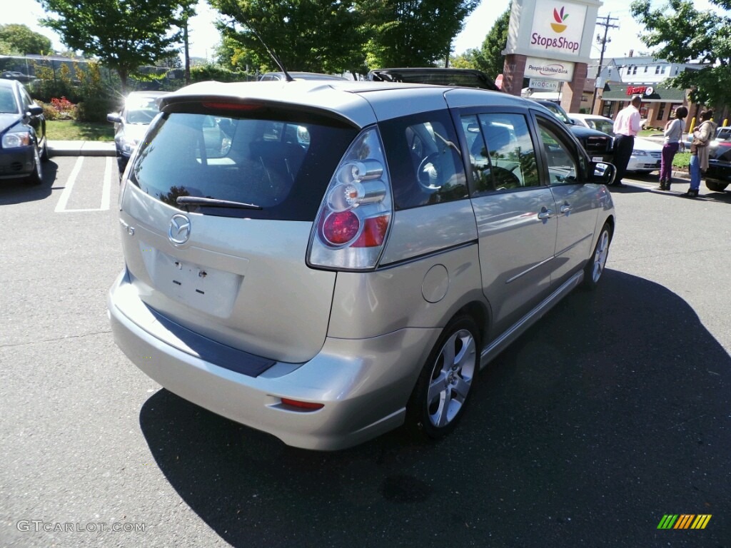 2006 MAZDA5 Sport - Platinum Silver Metallic / Black photo #6