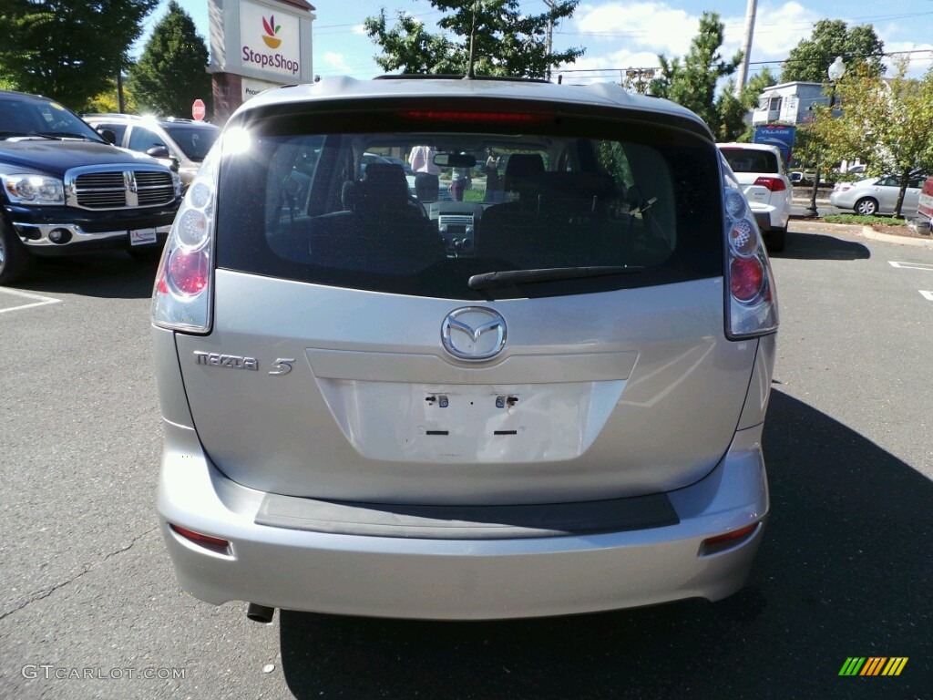 2006 MAZDA5 Sport - Platinum Silver Metallic / Black photo #7