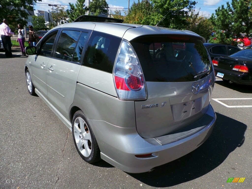 2006 MAZDA5 Sport - Platinum Silver Metallic / Black photo #8