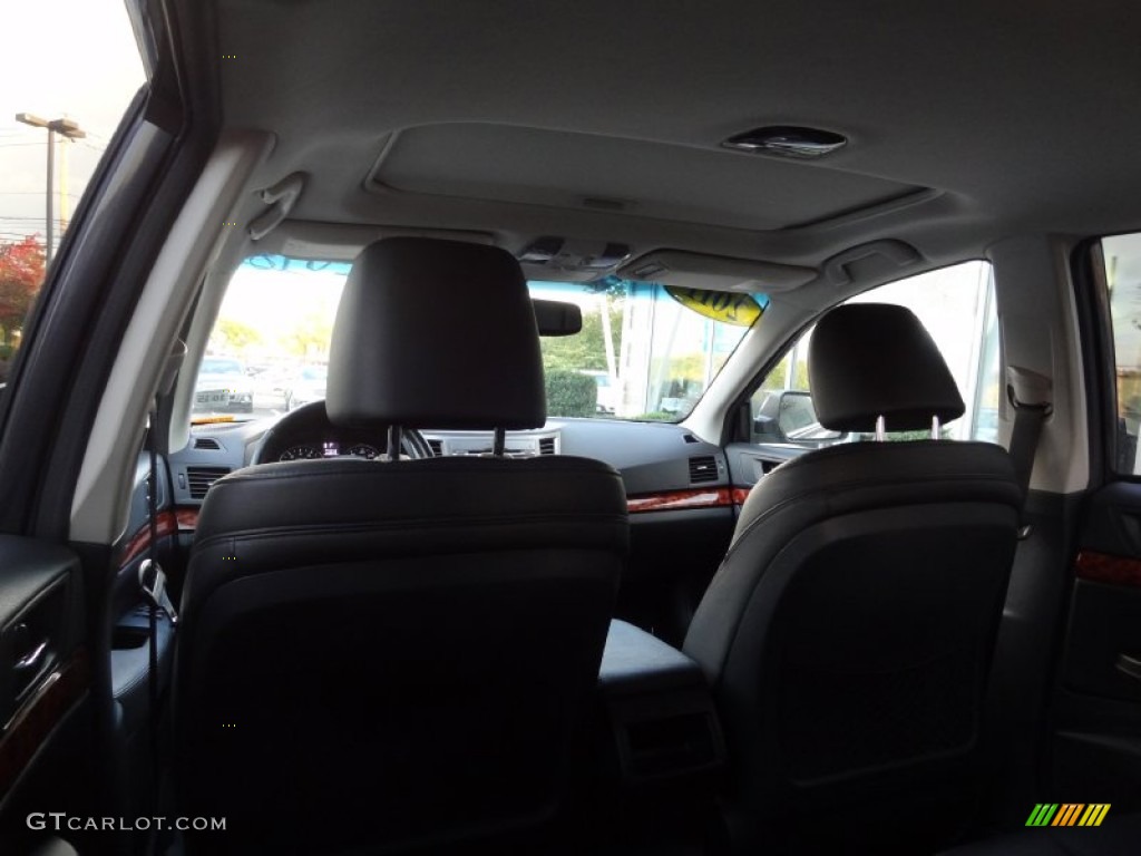 2011 Outback 2.5i Limited Wagon - Graphite Gray Metallic / Off Black photo #13