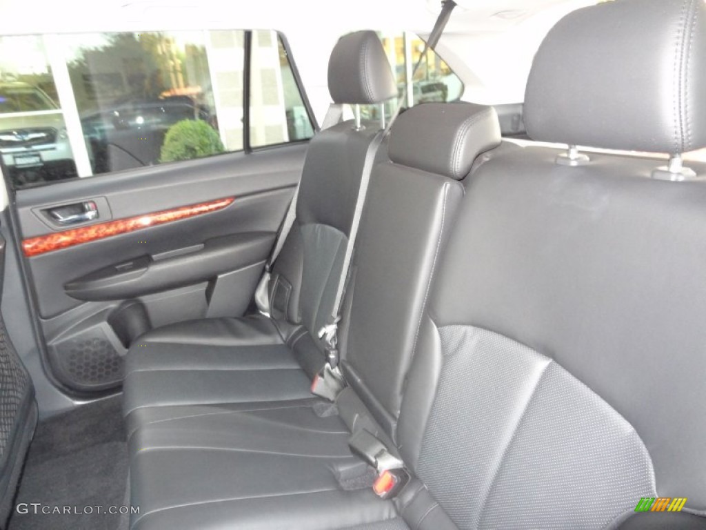 2011 Outback 2.5i Limited Wagon - Graphite Gray Metallic / Off Black photo #14