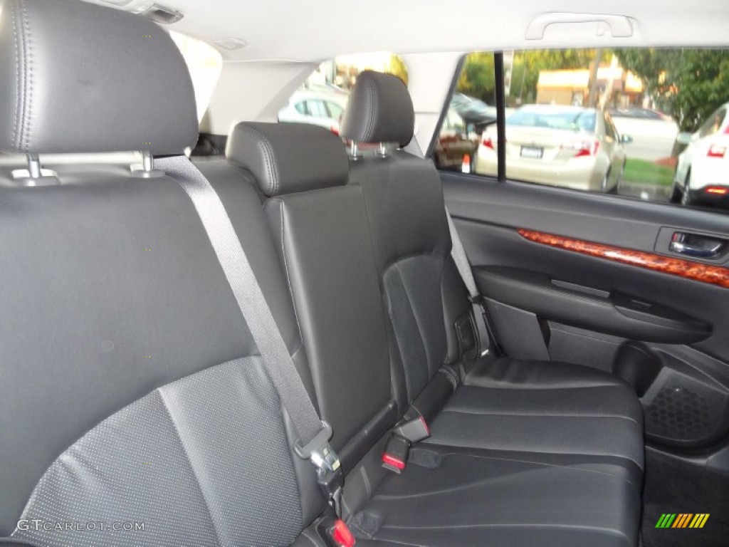 2011 Outback 2.5i Limited Wagon - Graphite Gray Metallic / Off Black photo #15