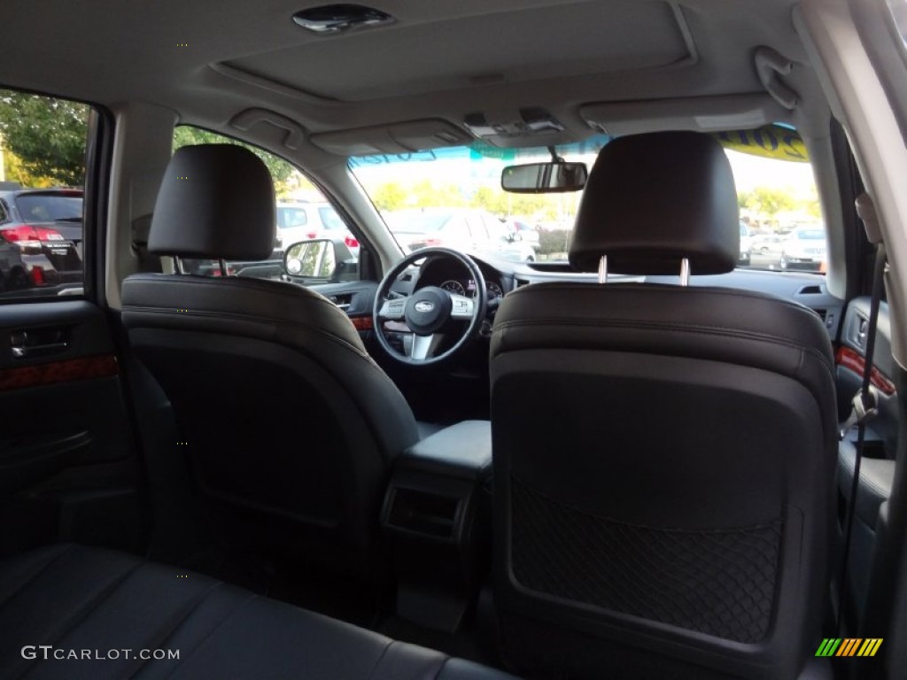 2011 Outback 2.5i Limited Wagon - Graphite Gray Metallic / Off Black photo #16