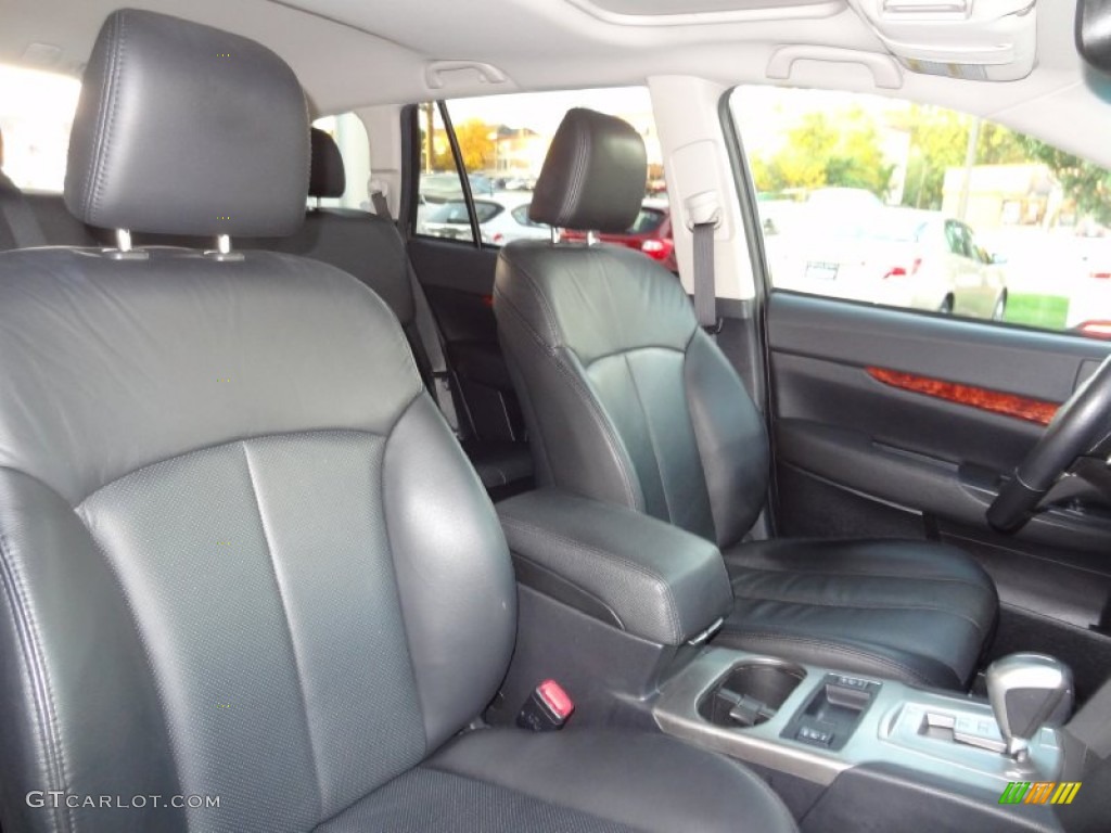 2011 Outback 2.5i Limited Wagon - Graphite Gray Metallic / Off Black photo #18