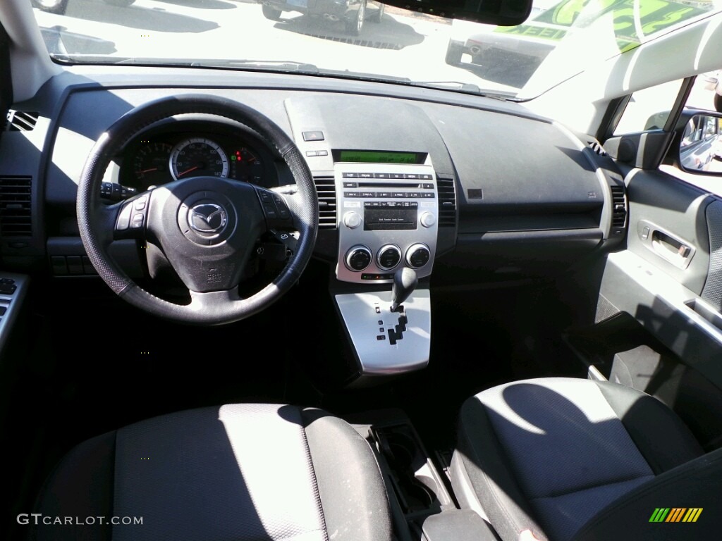 2006 MAZDA5 Sport - Platinum Silver Metallic / Black photo #15