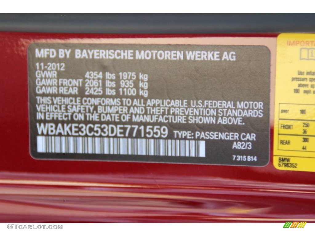 2013 3 Series 328i Coupe - Vermillion Red Metallic / Cream Beige photo #32