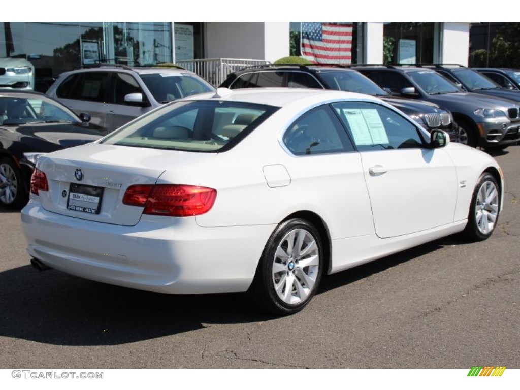 2013 3 Series 328i xDrive Coupe - Alpine White / Cream Beige photo #3