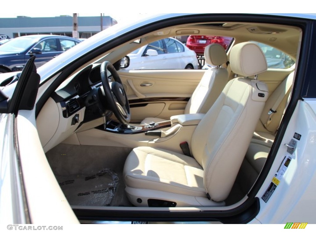 2013 3 Series 328i xDrive Coupe - Alpine White / Cream Beige photo #11