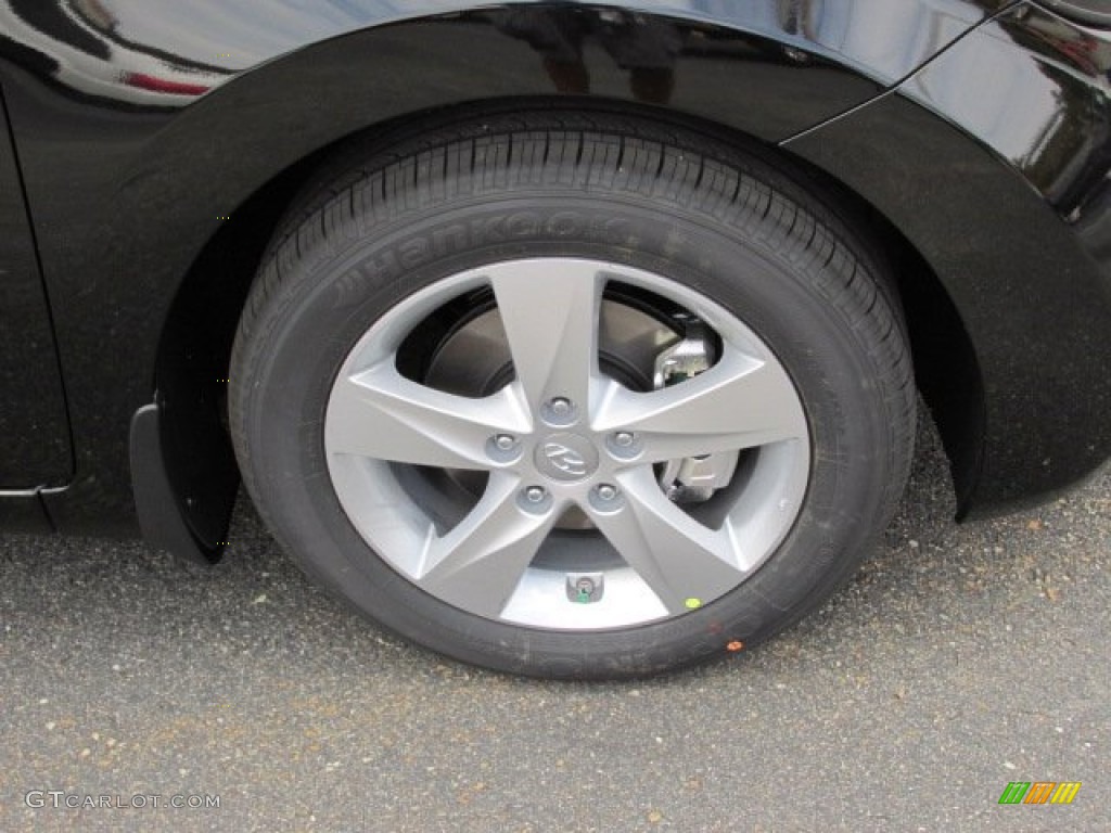 2013 Elantra GLS - Black / Gray photo #3