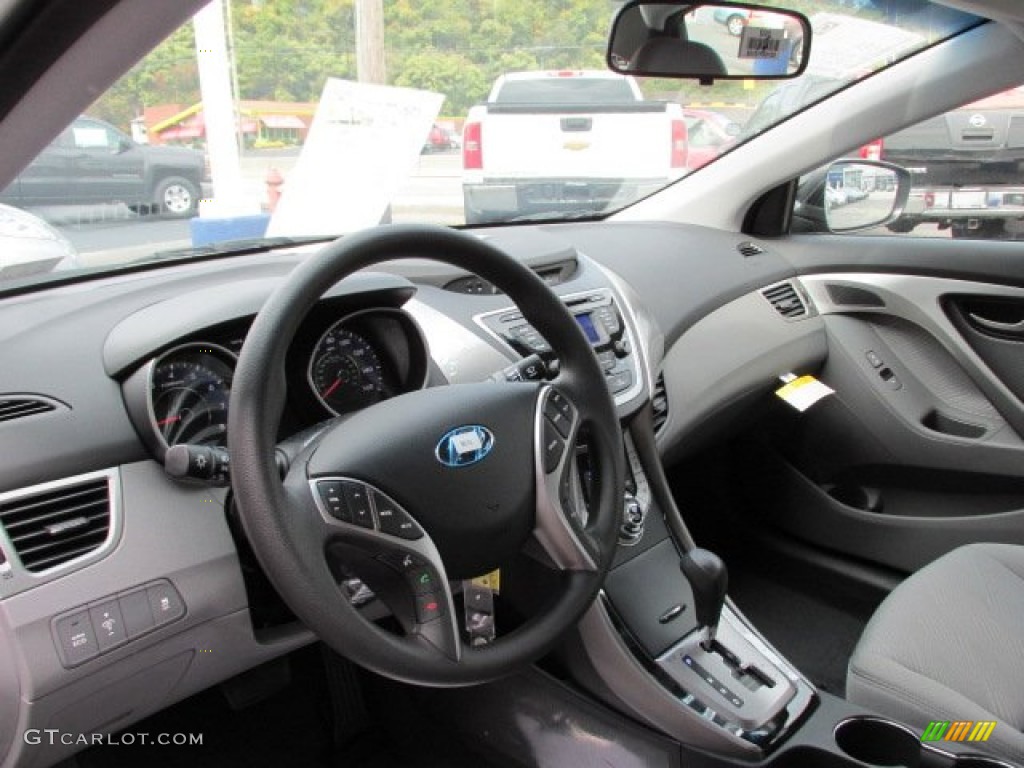 2013 Elantra GLS - Black / Gray photo #7