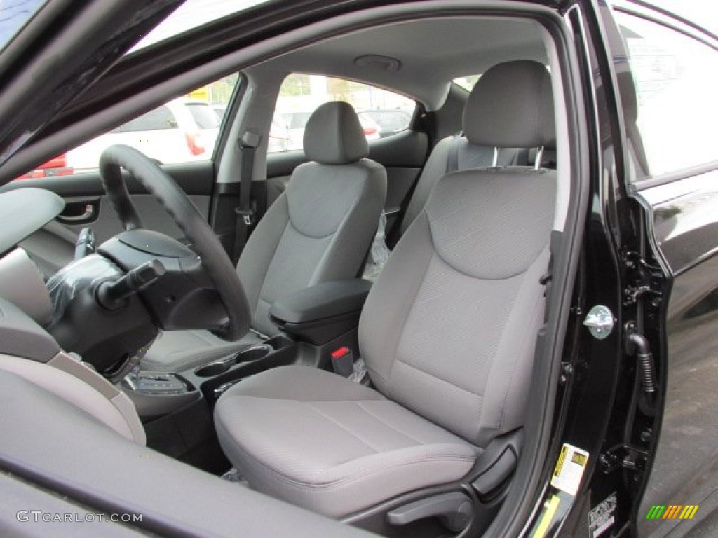2013 Elantra GLS - Black / Gray photo #9