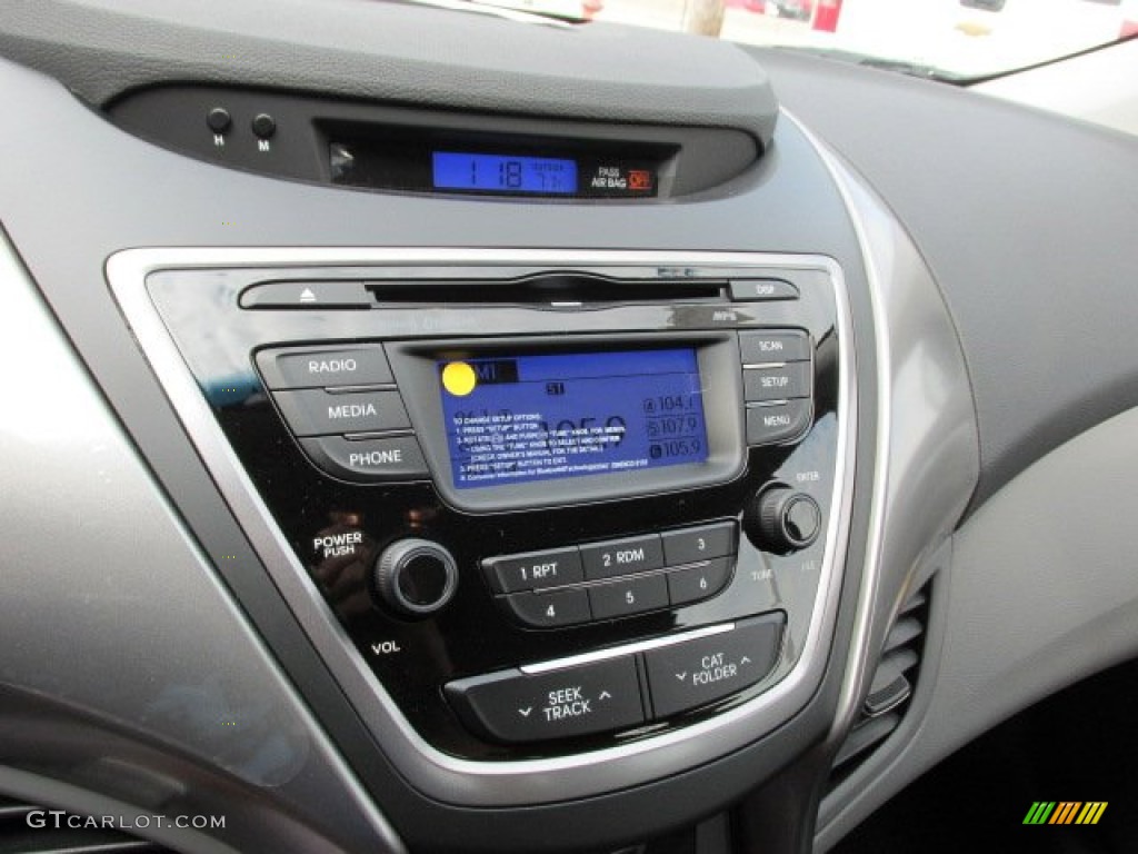 2013 Elantra GLS - Black / Gray photo #10