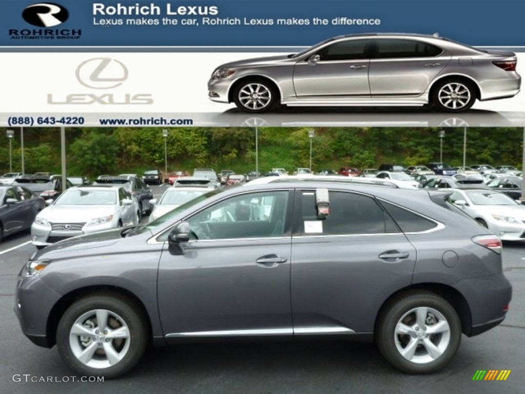 2014 RX 350 AWD - Nebula Gray Pearl / Black photo #1