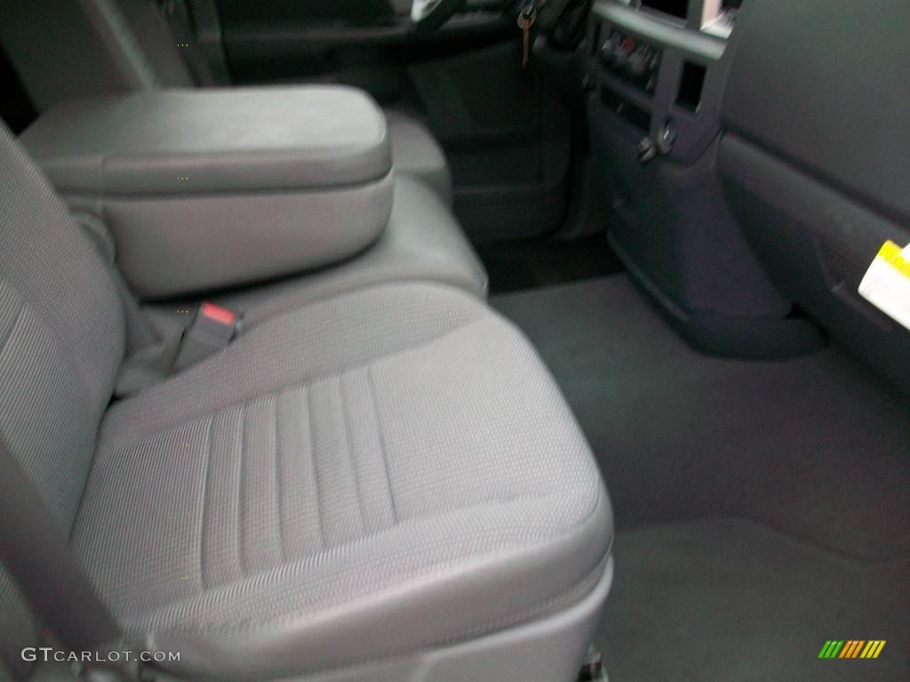 2008 Ram 1500 Big Horn Edition Quad Cab - Brilliant Black Crystal Pearl / Medium Slate Gray photo #12