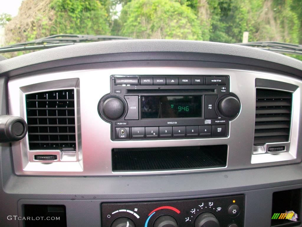 2008 Ram 1500 Big Horn Edition Quad Cab - Brilliant Black Crystal Pearl / Medium Slate Gray photo #18