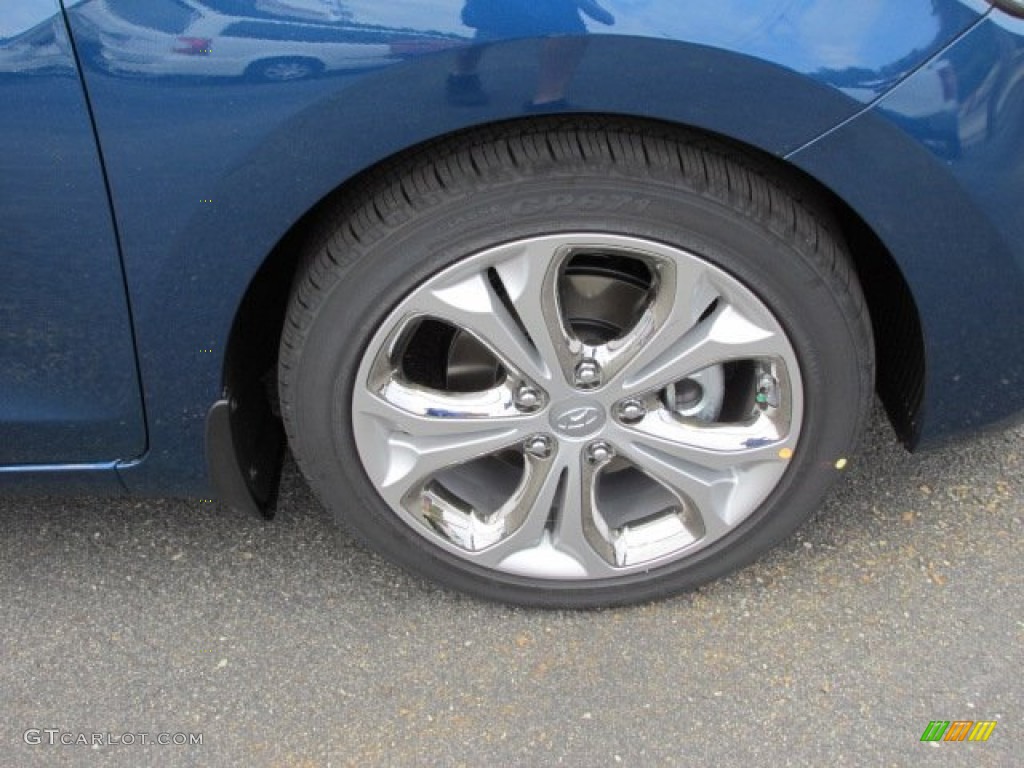 2013 Elantra GT - Windy Sea Blue / Black photo #3