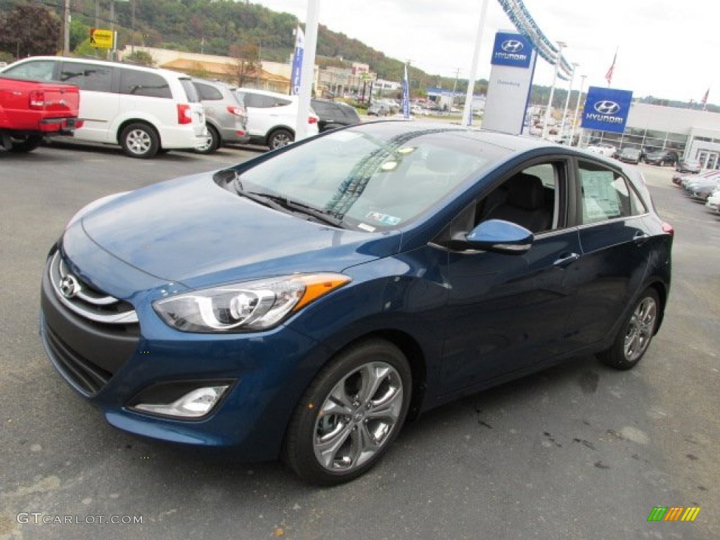 2013 Elantra GT - Windy Sea Blue / Black photo #4