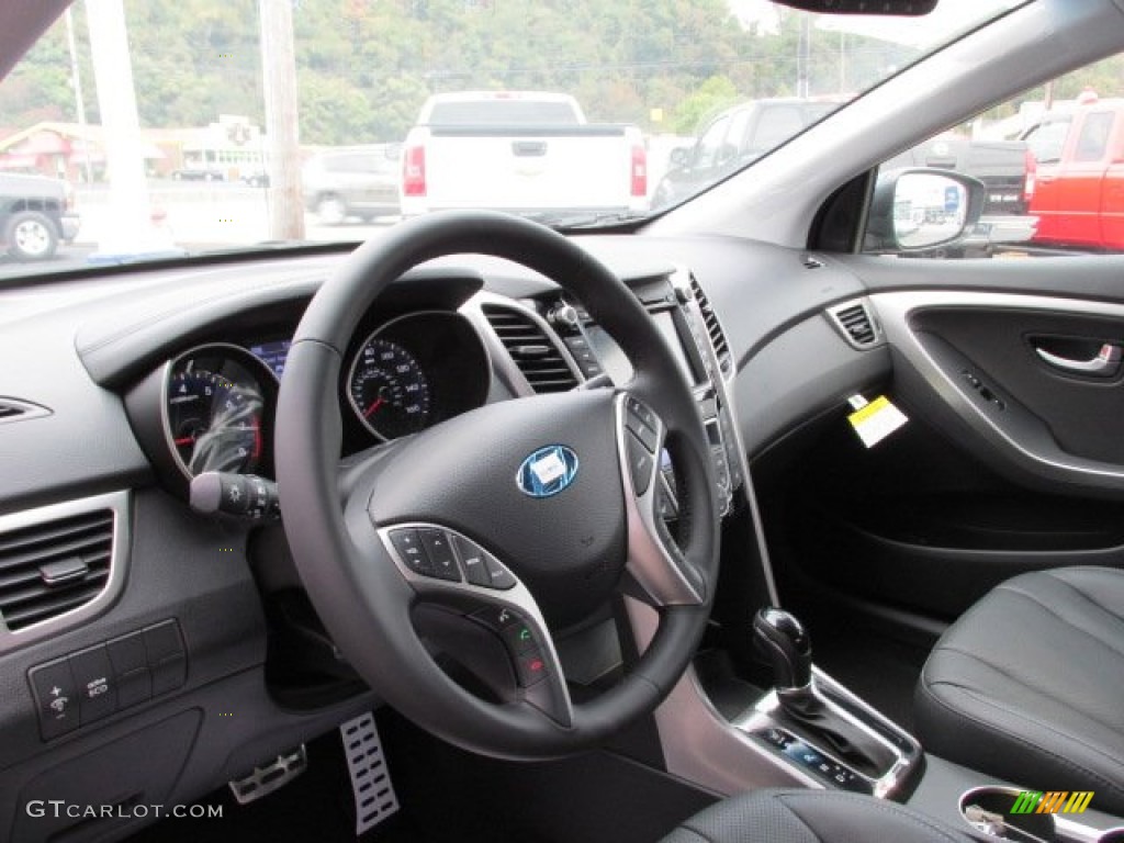 2013 Elantra GT - Windy Sea Blue / Black photo #7