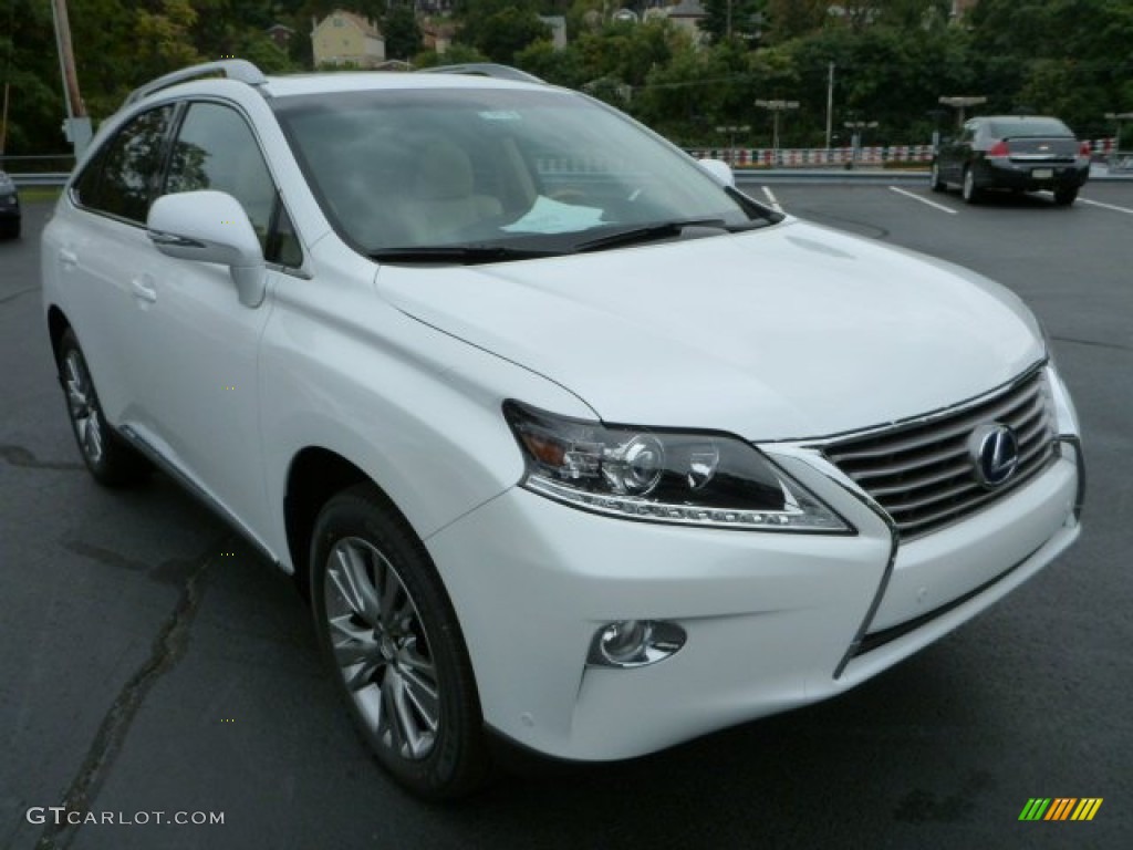 Starfire Pearl 2014 Lexus RX 450h AWD Exterior Photo #86336265