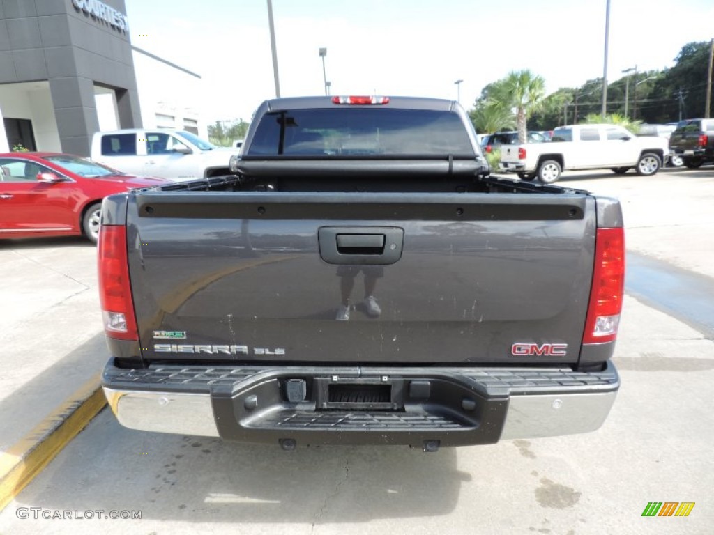 2010 Sierra 1500 SLE Crew Cab - Storm Gray Metallic / Ebony photo #3