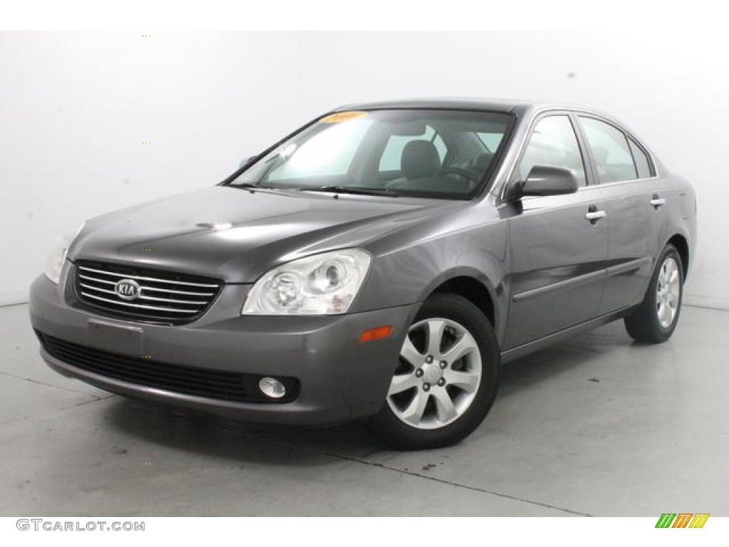 2006 Optima EX V6 - Midnight Gray / Gray photo #1