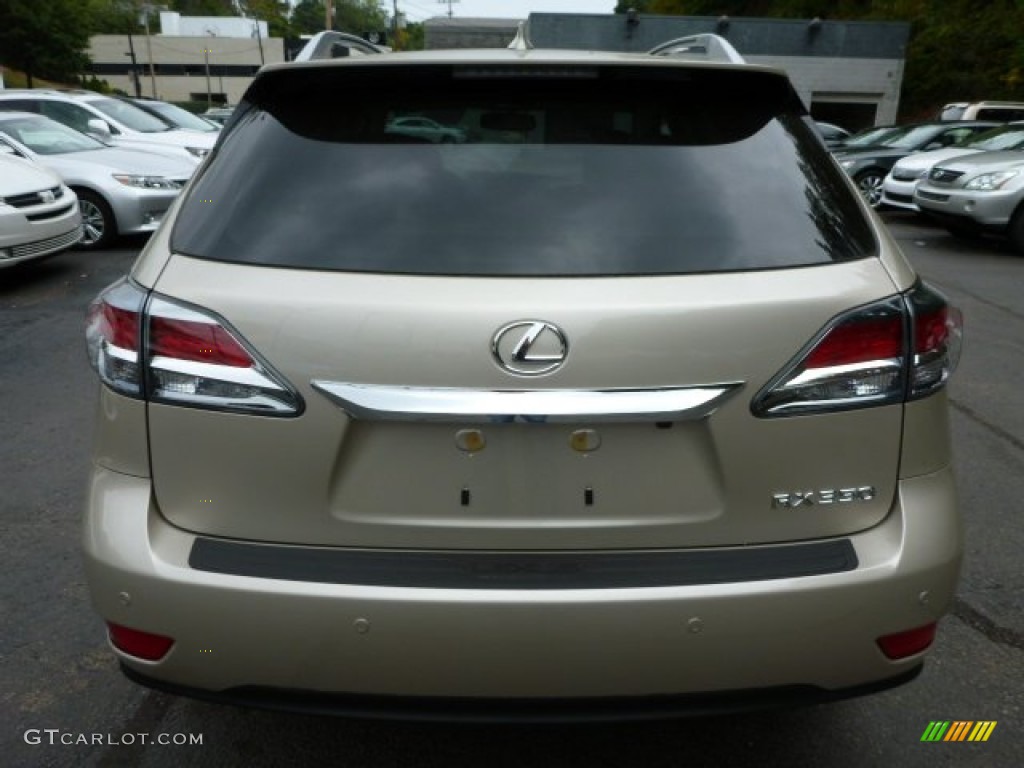 2014 RX 350 AWD - Satin Cashmere Metallic / Parchment photo #3
