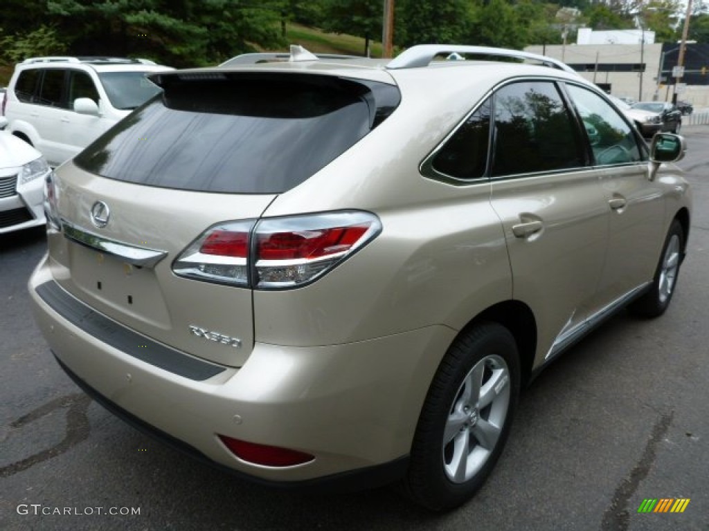 2014 RX 350 AWD - Satin Cashmere Metallic / Parchment photo #4