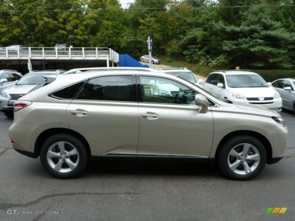 2014 RX 350 AWD - Satin Cashmere Metallic / Parchment photo #5