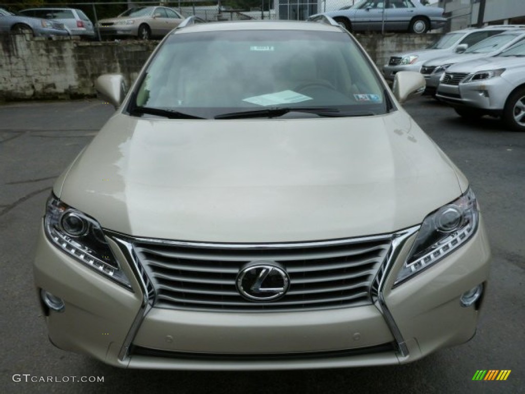 2014 RX 350 AWD - Satin Cashmere Metallic / Parchment photo #7